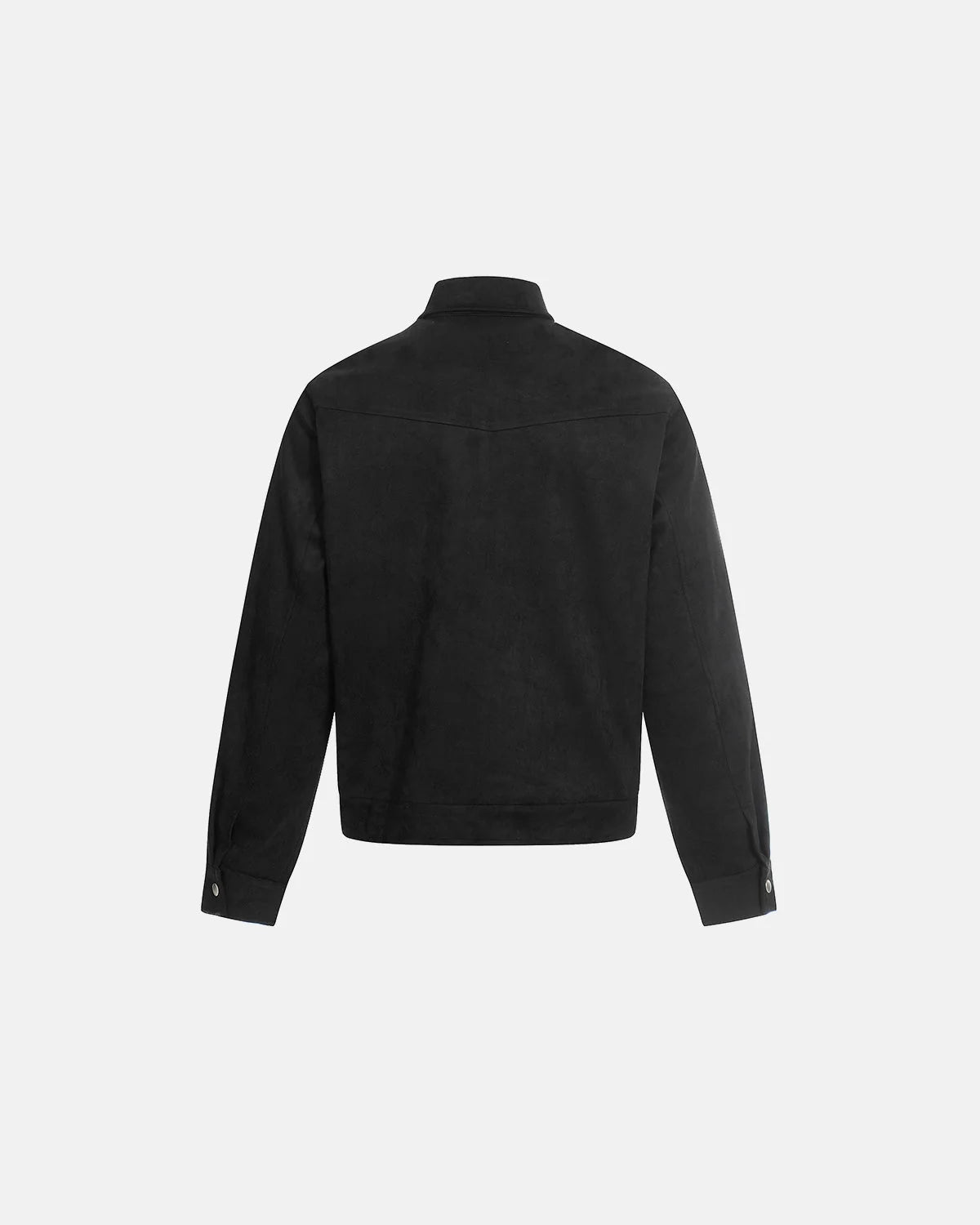 Omygoods Embroidery Jacquard Cropped Clasp Jacket