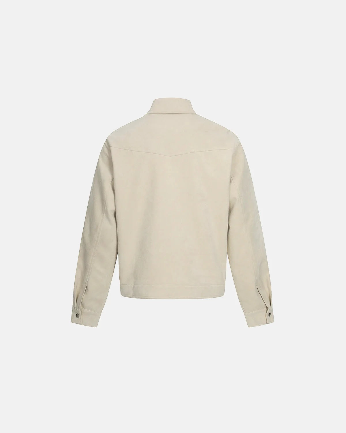 Omygoods Embroidery Jacquard Cropped Clasp Jacket