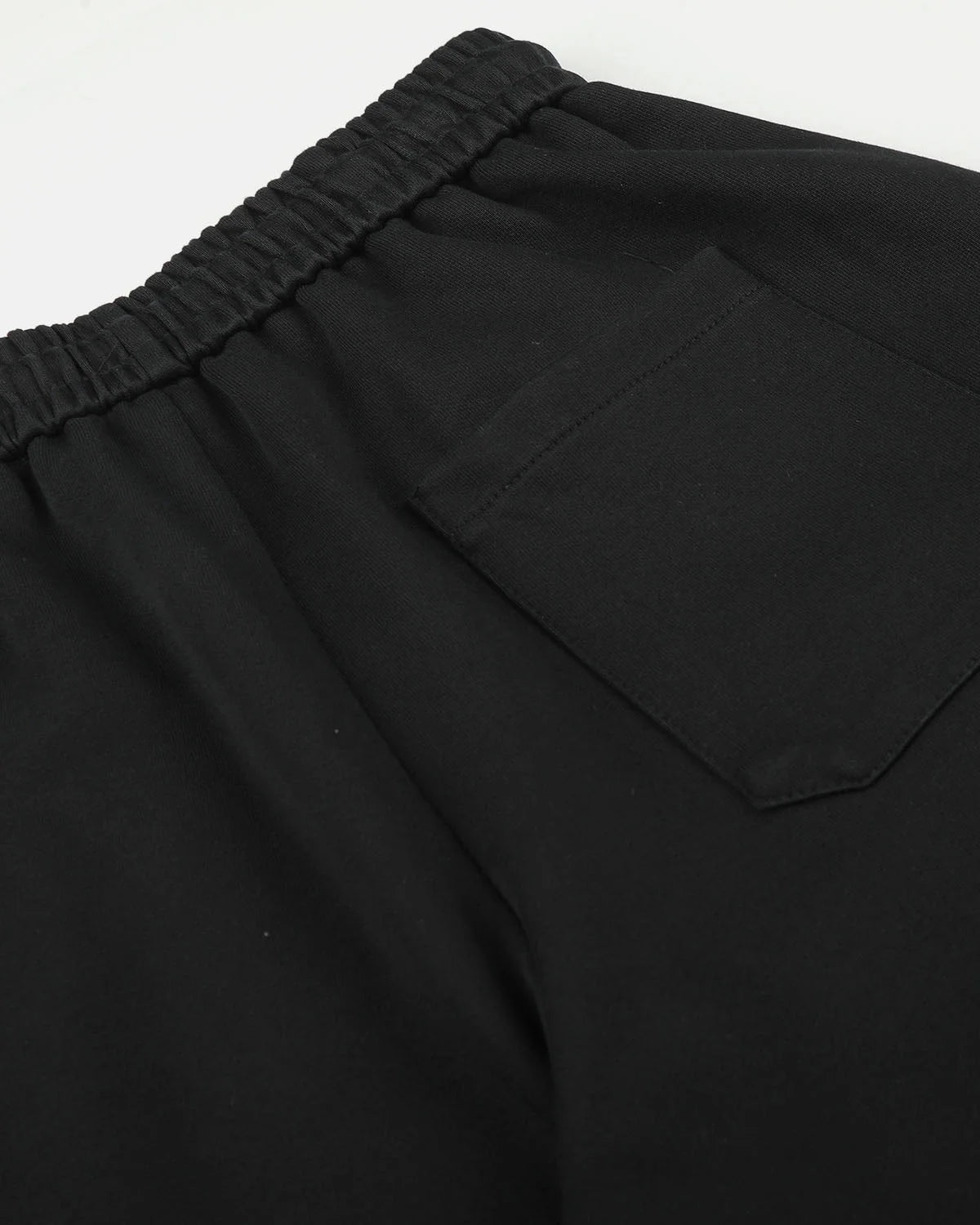 Omygoods Faded Embroidered Script Barrel Sweatpants