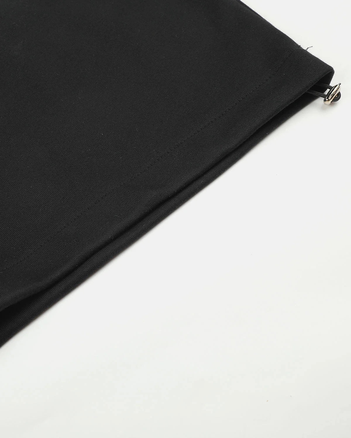 Omygoods Faded Embroidered Script Barrel Sweatpants