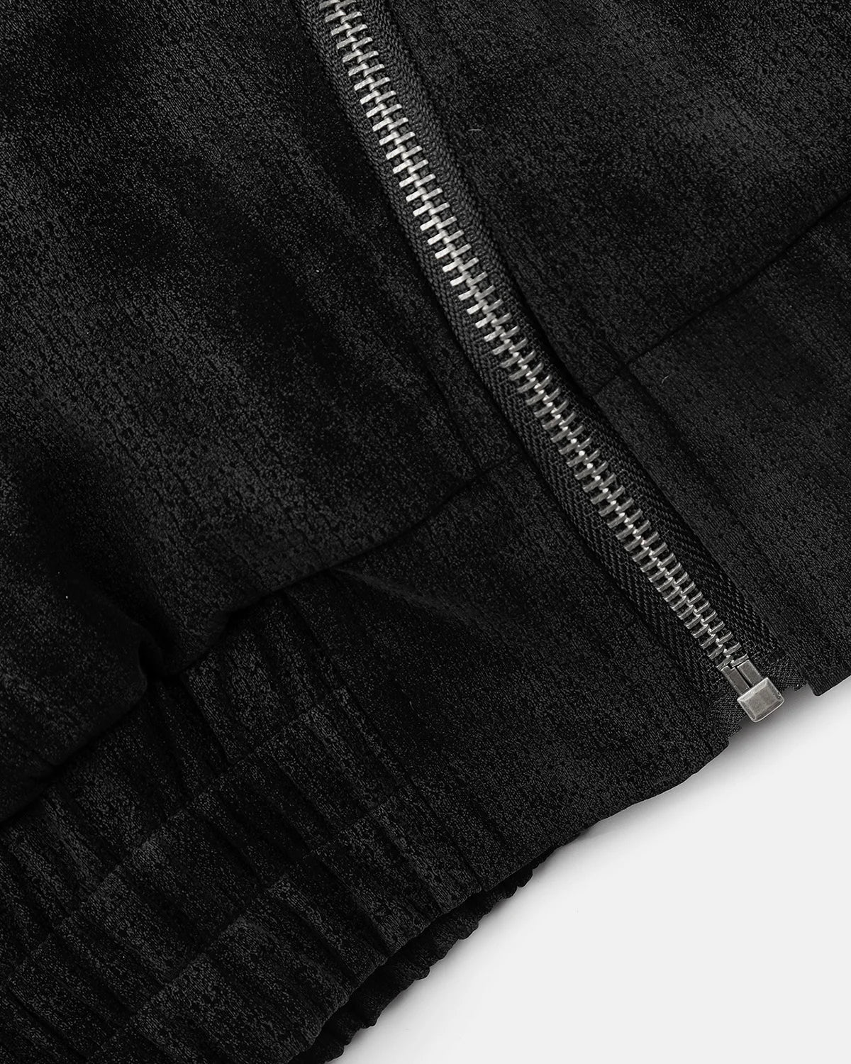 Omygoods Faux Fur Asymmetric Zip Padded Jacket