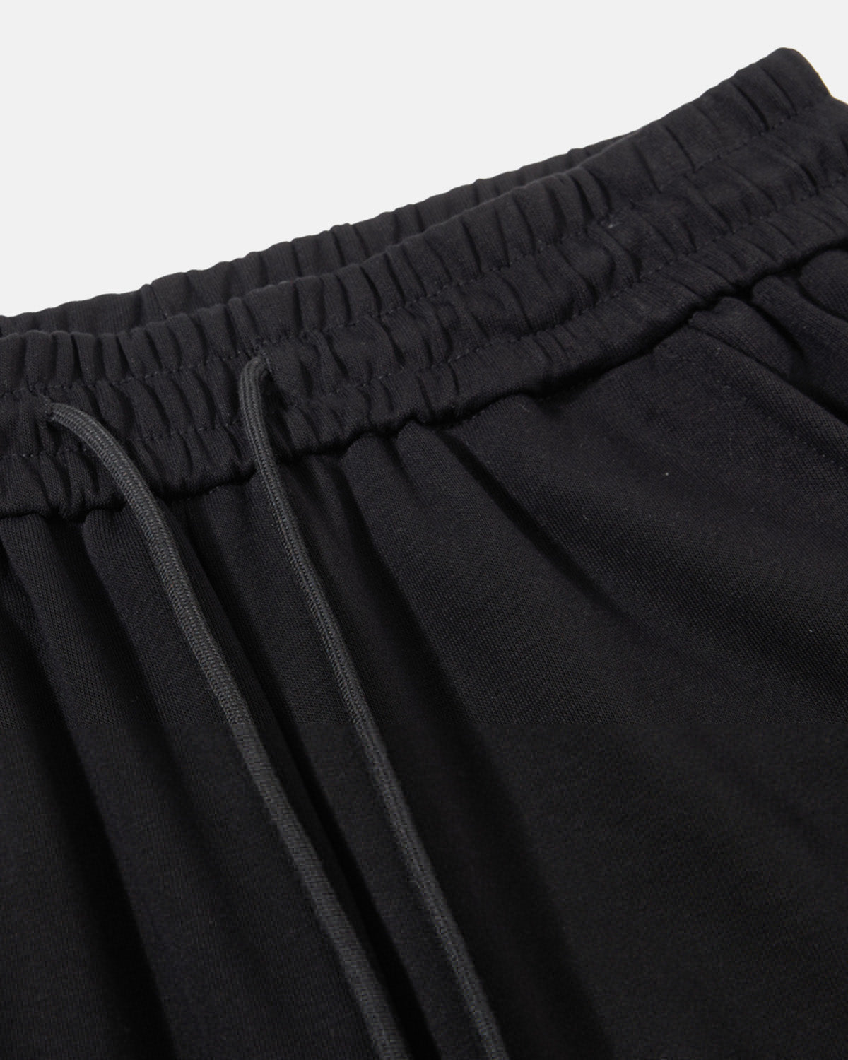 Omygoods Faux Fur Trim Script Barrel Sweatpants