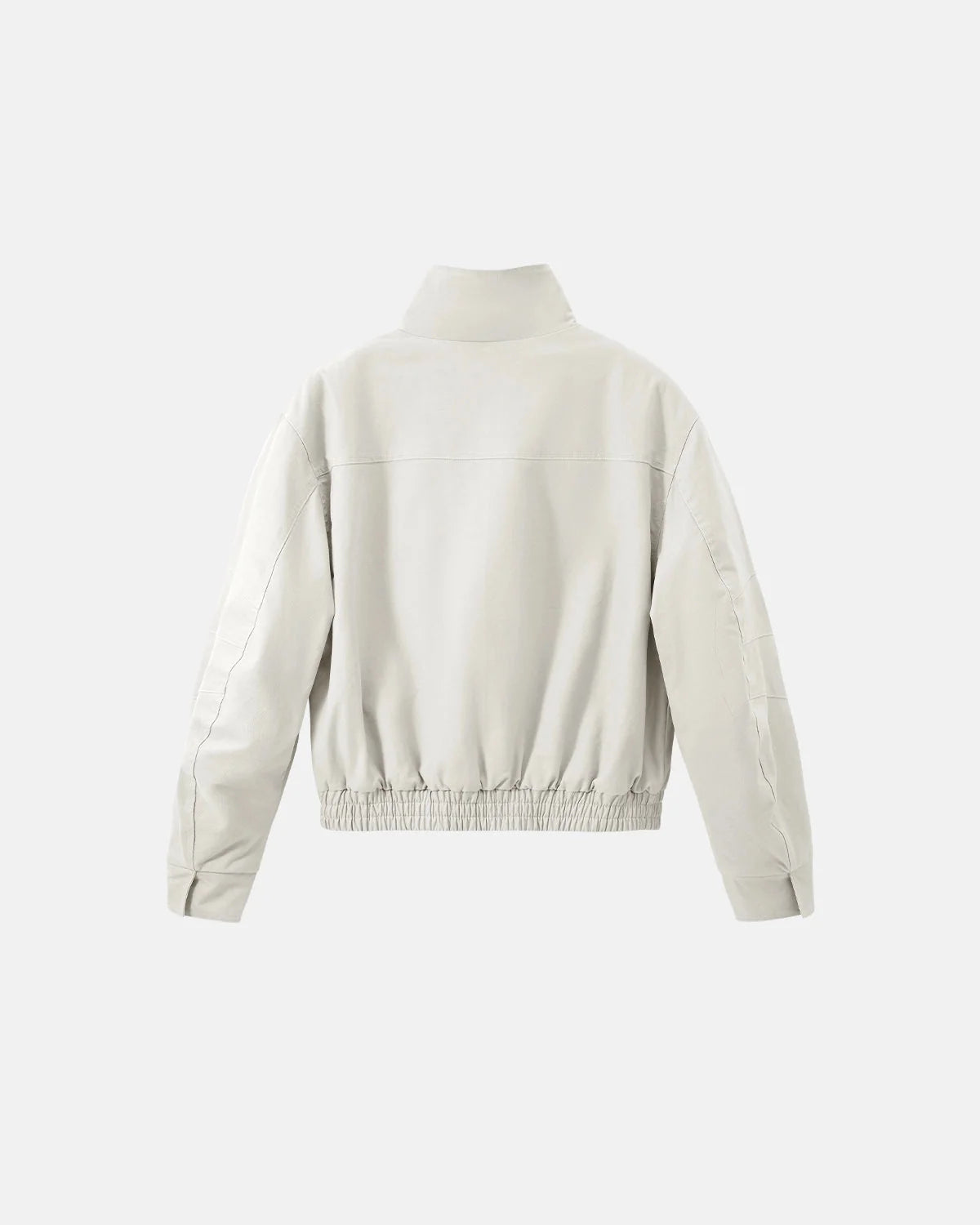 Omygoods Faux Shearling Lining Lambswool Jacket