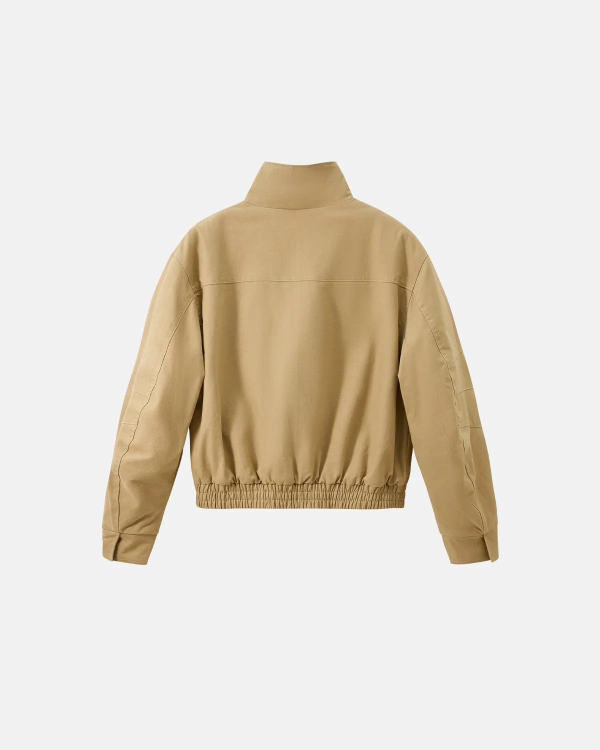 Omygoods Faux Shearling Lining Lambswool Jacket