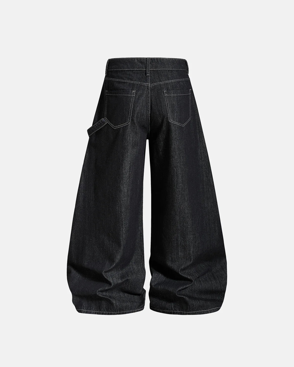 Omygoods Flag Graphic Barrel Jeans