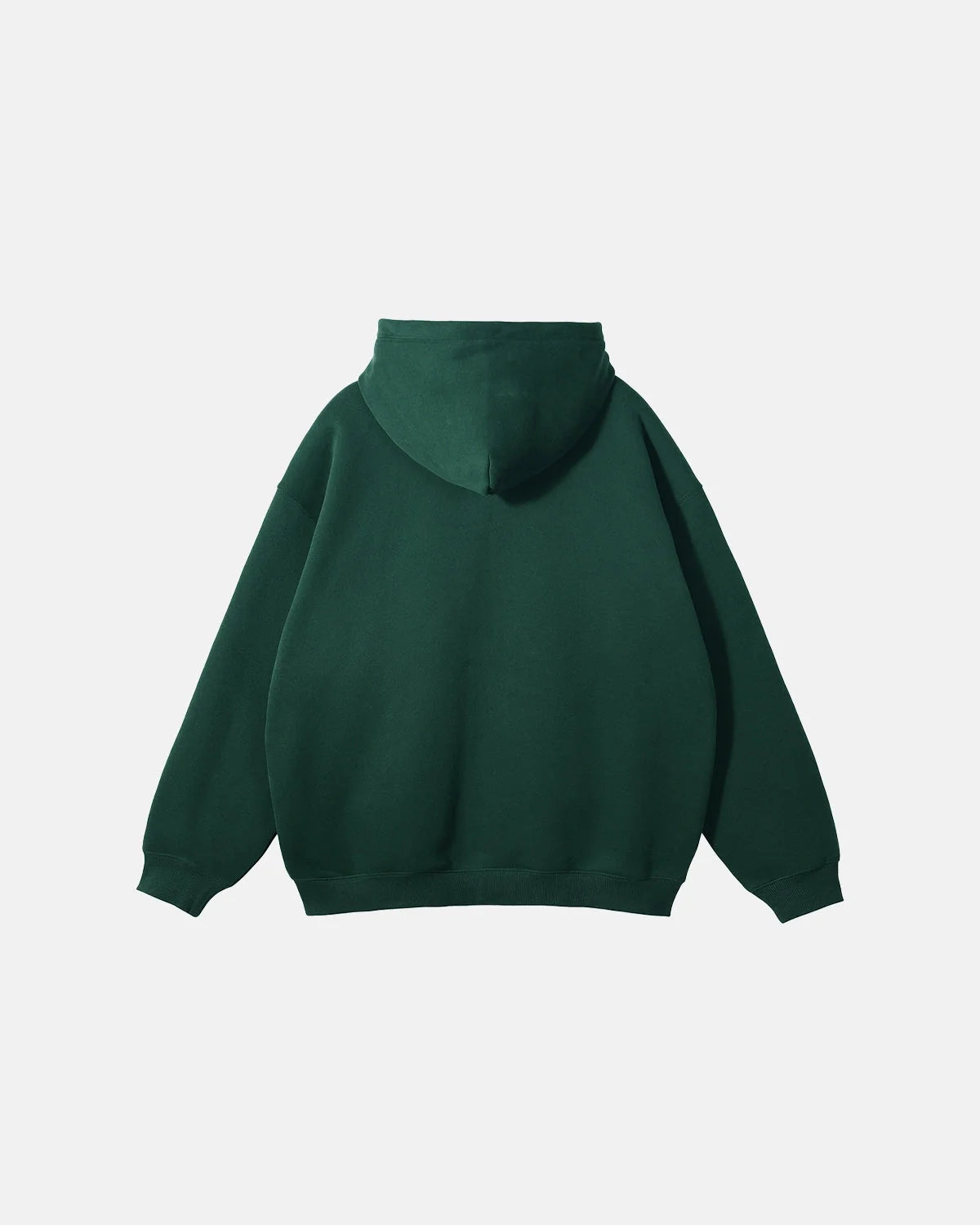Omygoods Fleece Double Zip Up Hoodie