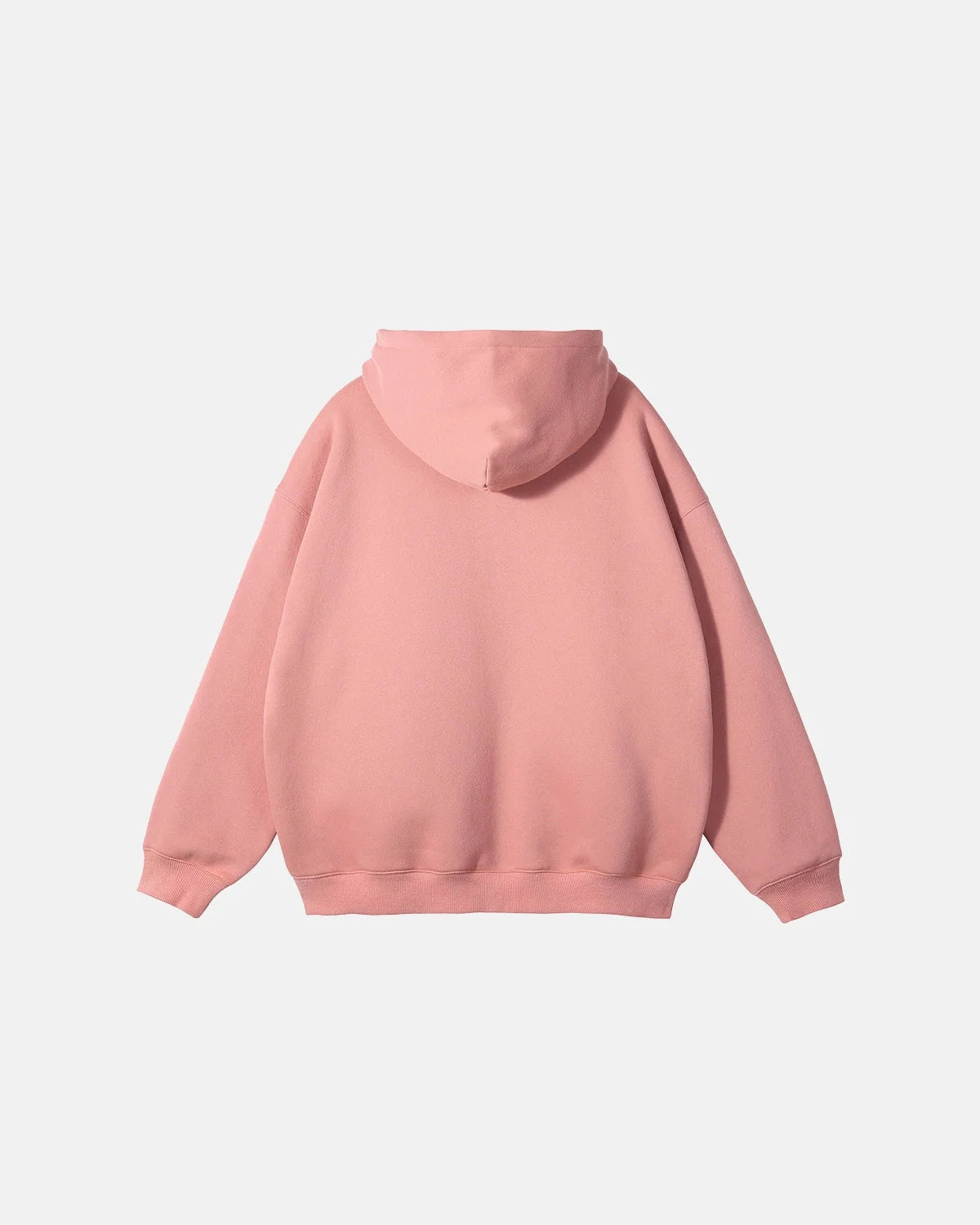 Omygoods Fleece Double Zip Up Hoodie