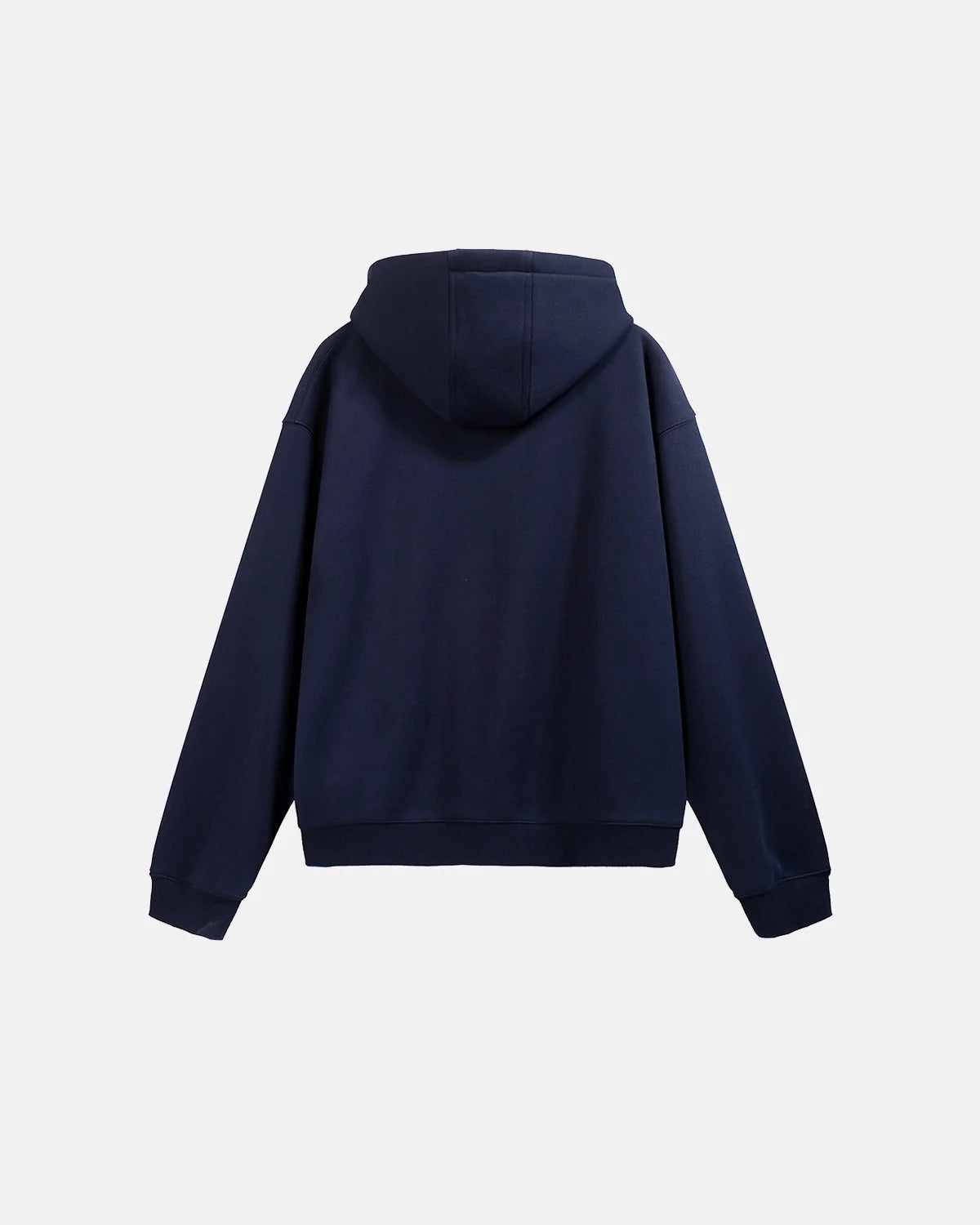 Omygoods Fleece Zip-Up Oversized Hoodie