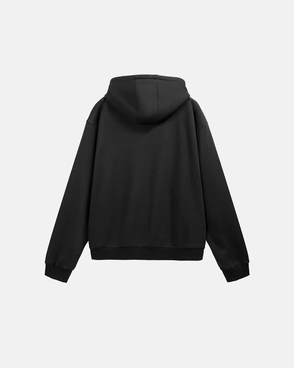 Omygoods Fleece Zip-Up Oversized Hoodie