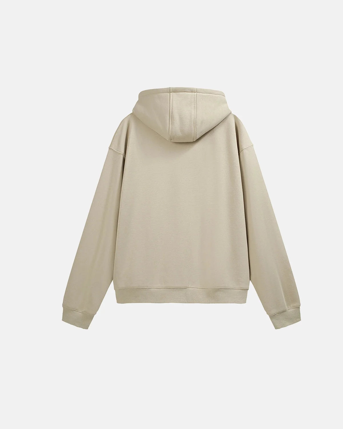 Omygoods Fleece Zip-Up Oversized Hoodie