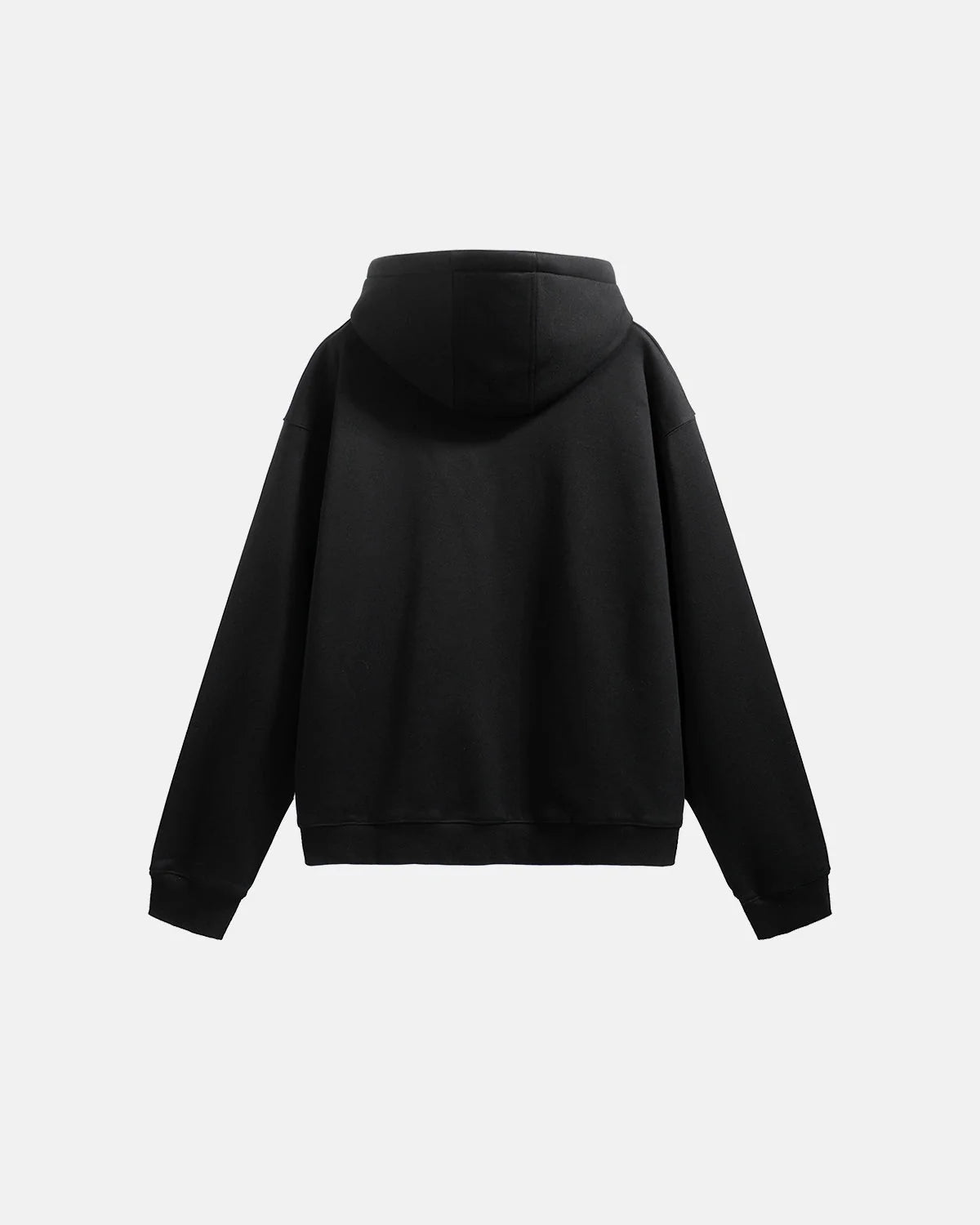 Omygoods Fleece Zip-Up Oversized Hoodie