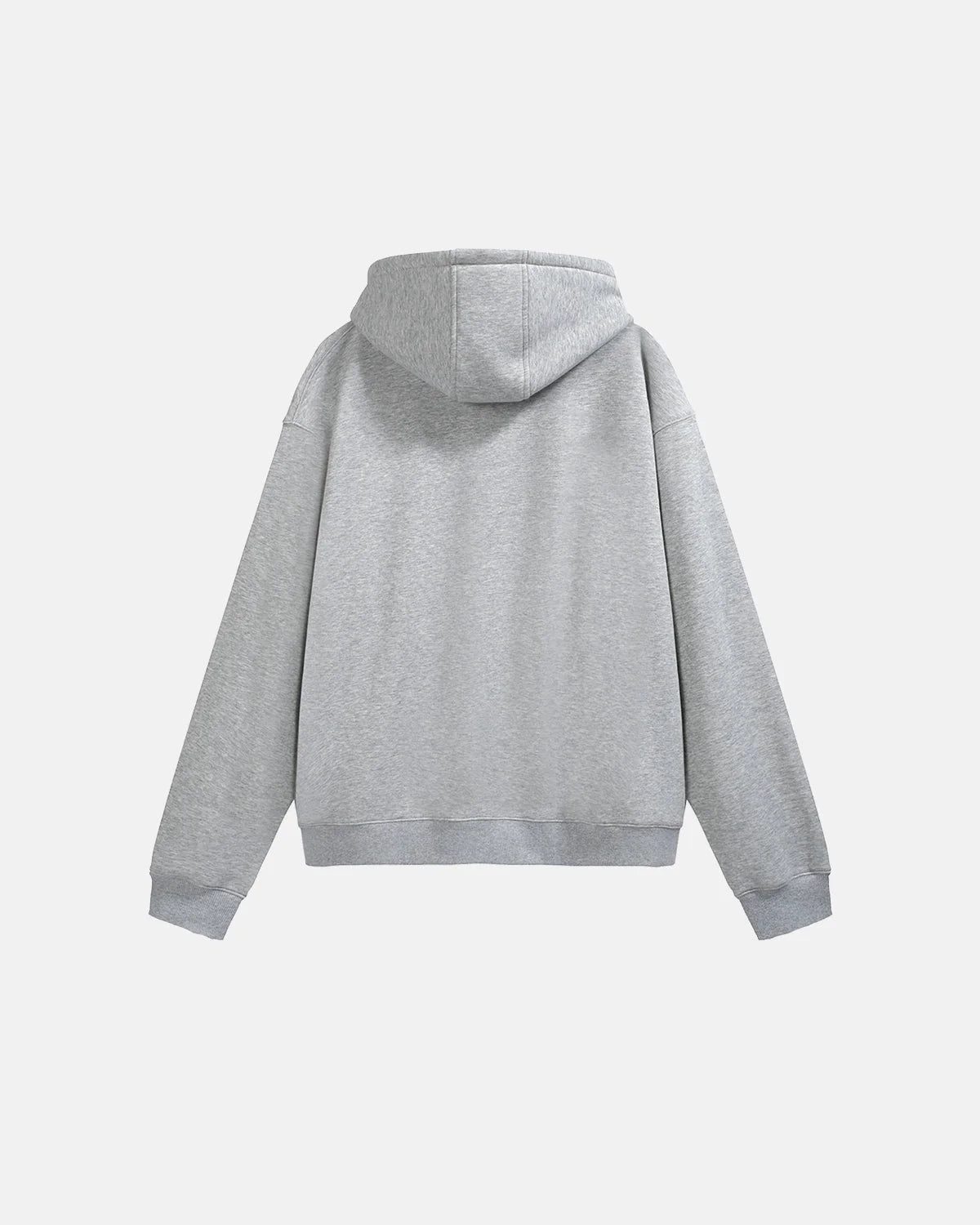 Omygoods Fleece Zip-Up Oversized Hoodie