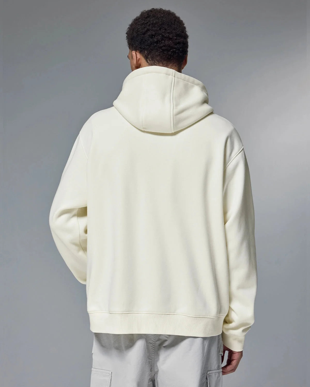 Omygoods Fleece Zip-Up Oversized Hoodie