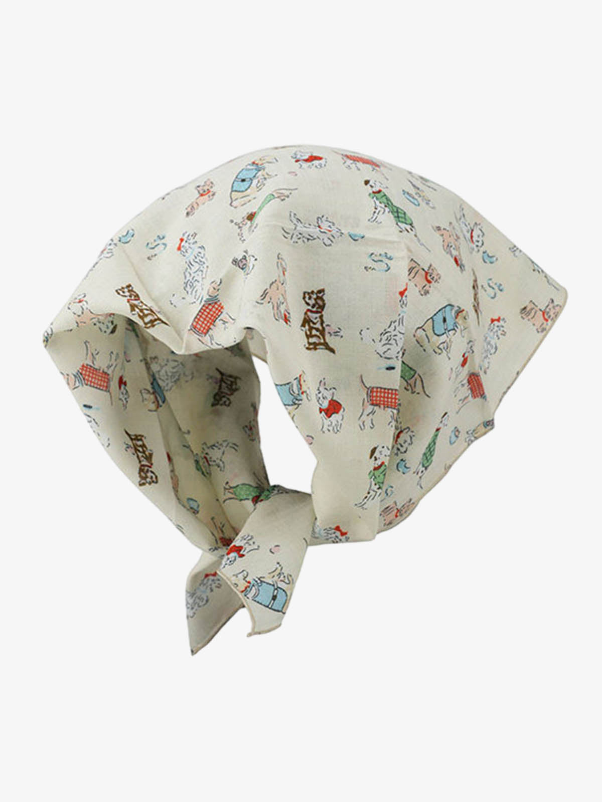 Omygoods Floral Satin Feel Bandana
