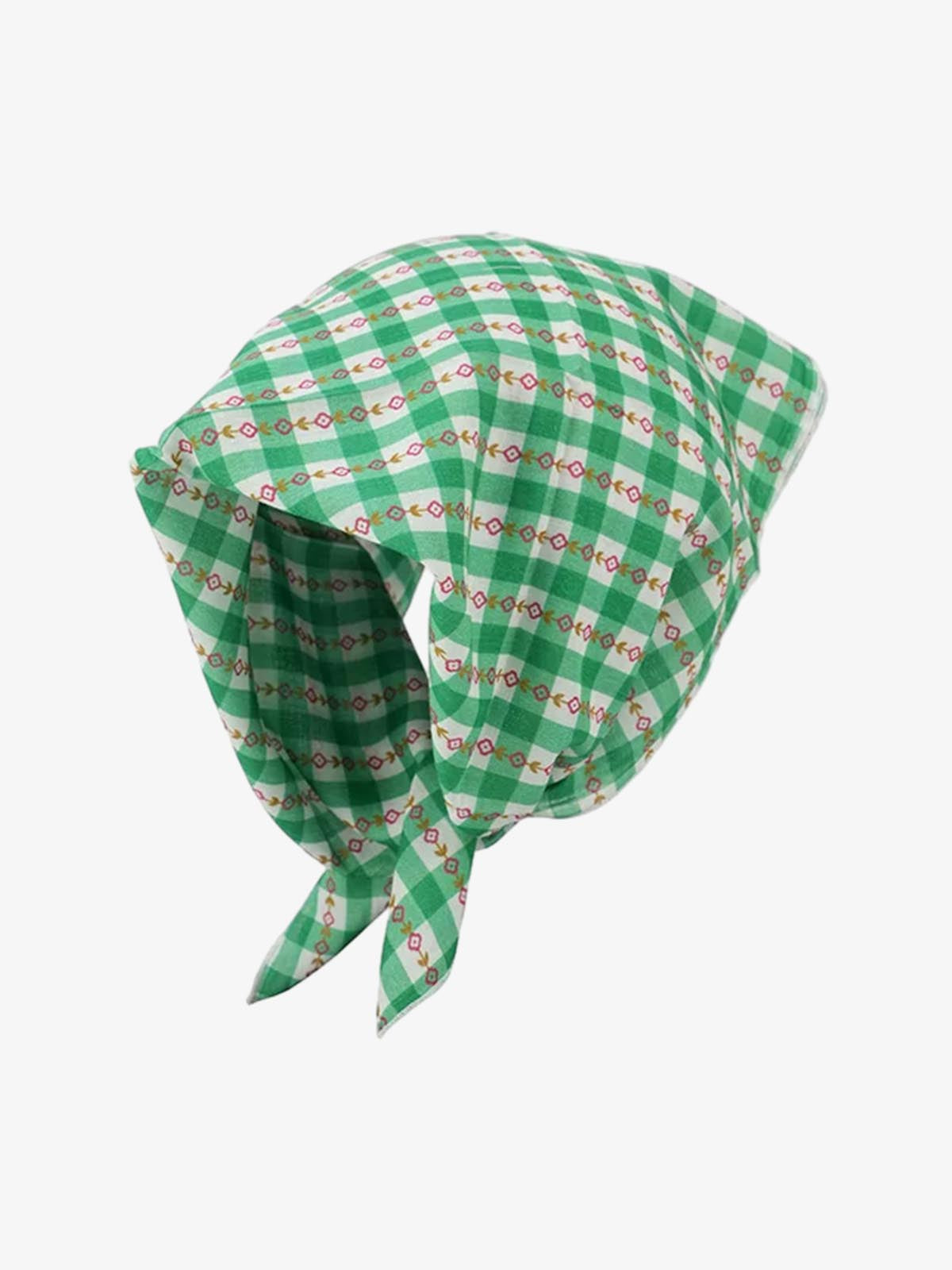 Omygoods Floral Satin Feel Bandana
