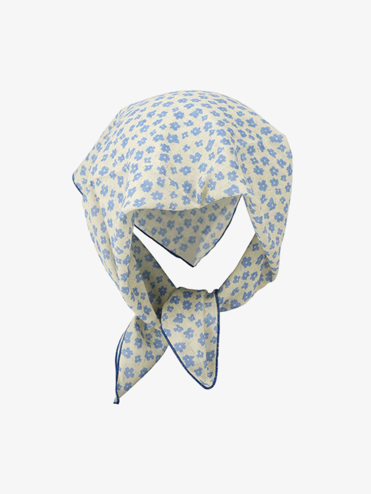 Omygoods Floral Satin Feel Bandana