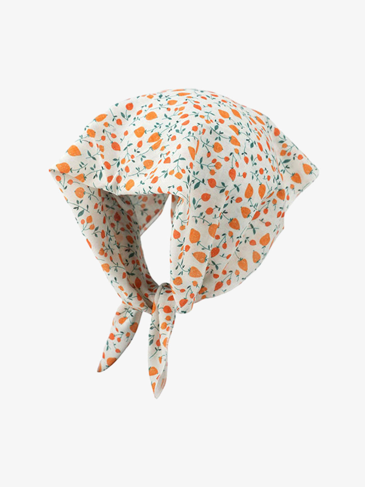 Omygoods Floral Satin Feel Bandana
