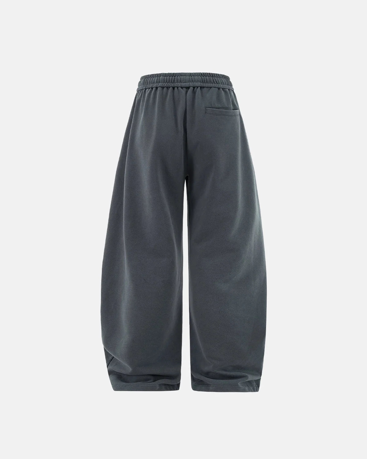 Omygoods Garment Wash French Terry Straight-Leg Sweatpant