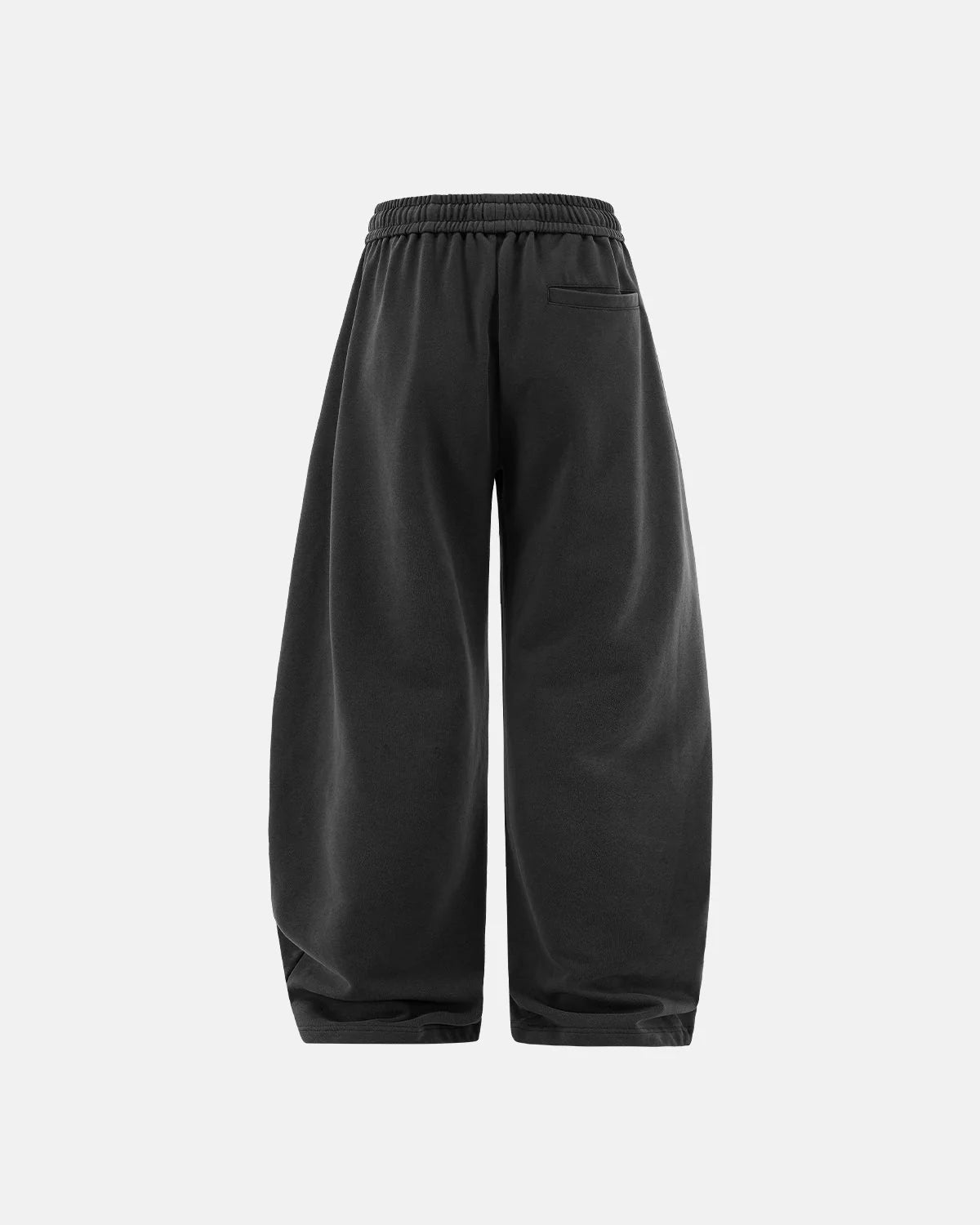 Omygoods Garment Wash French Terry Straight-Leg Sweatpant