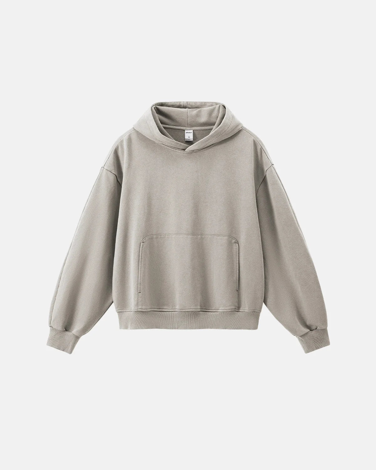 Omygoods Garment Washed French Terry Hoodie