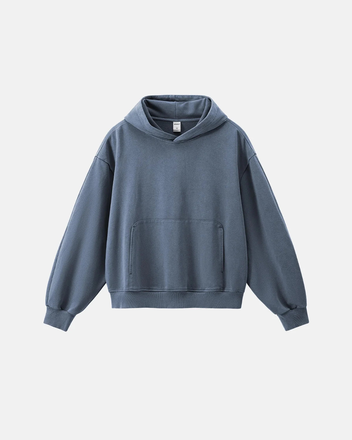 Omygoods Garment Washed French Terry Hoodie