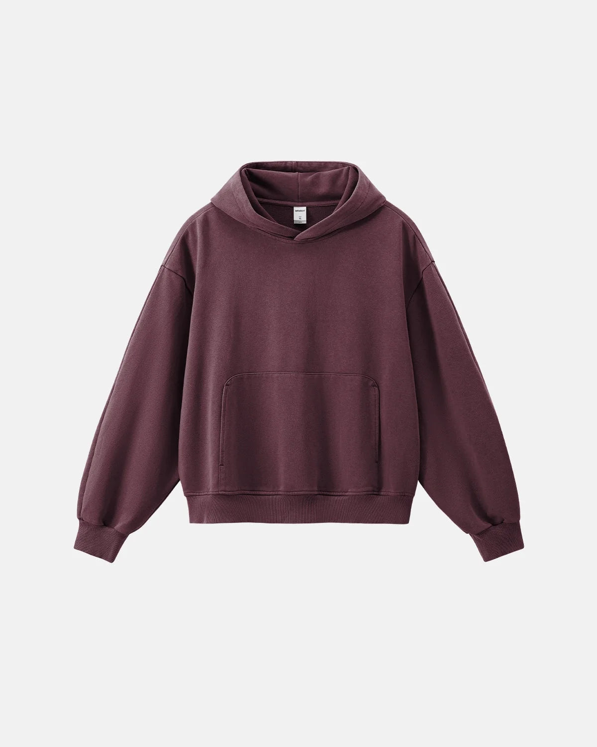 Omygoods Garment Washed French Terry Hoodie