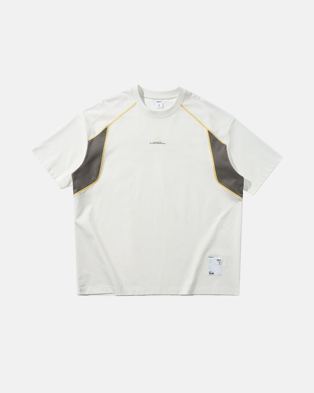 Omygoods Glow-In-The-Dark Stitching Oversized T-Shirt