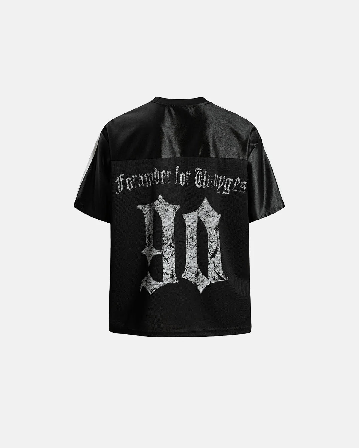 Omygoods Gothic Graphic Contrast Jersey