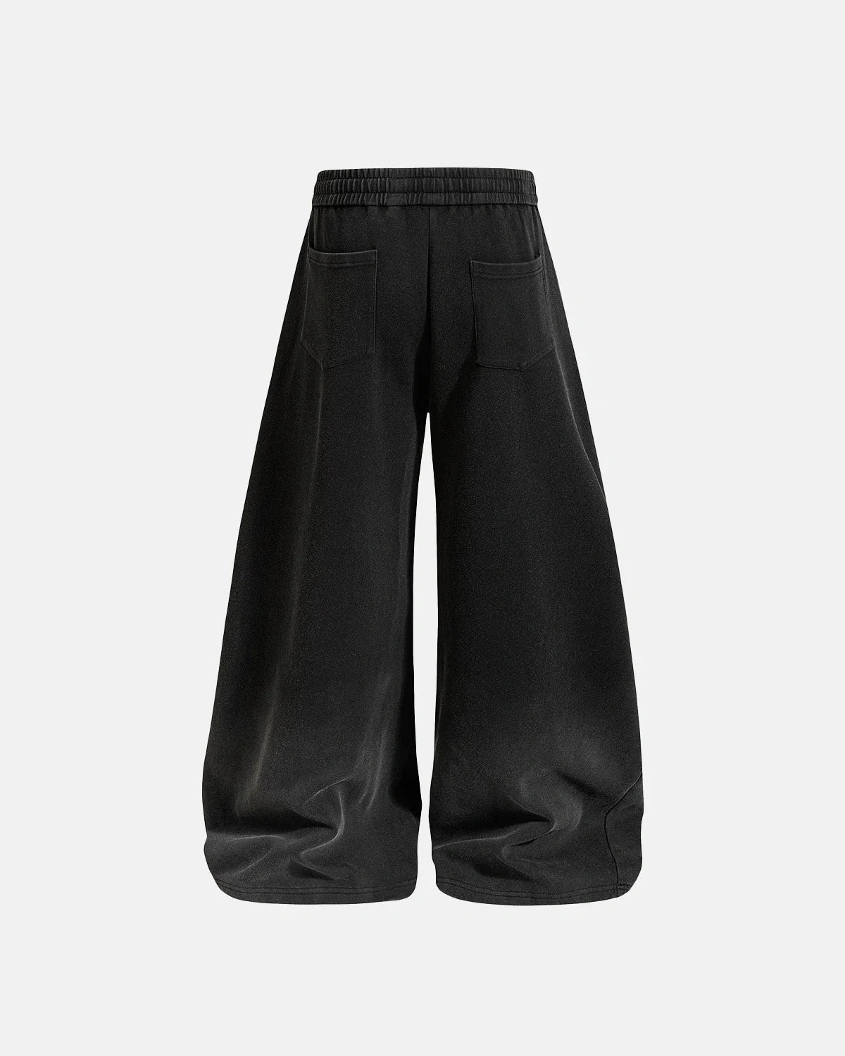 Omygoods Gothic Graphic Washed Barrel Sweatpants