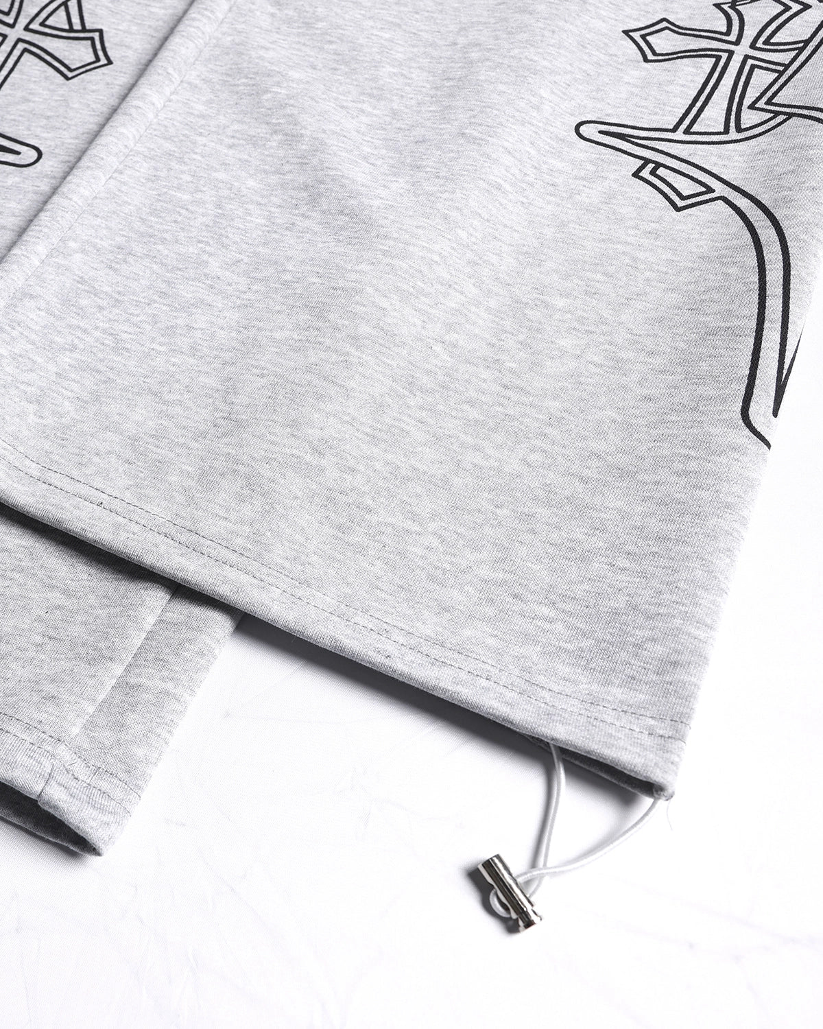 Omygoods Gothic Layered Baggy Sweatpants