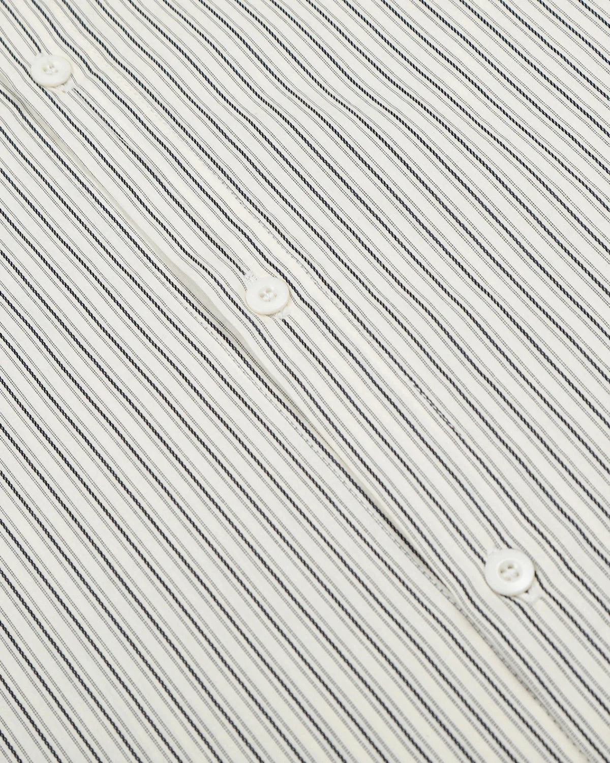 Omygoods Graffiti Patch Striped Short-Sleeve Shirt