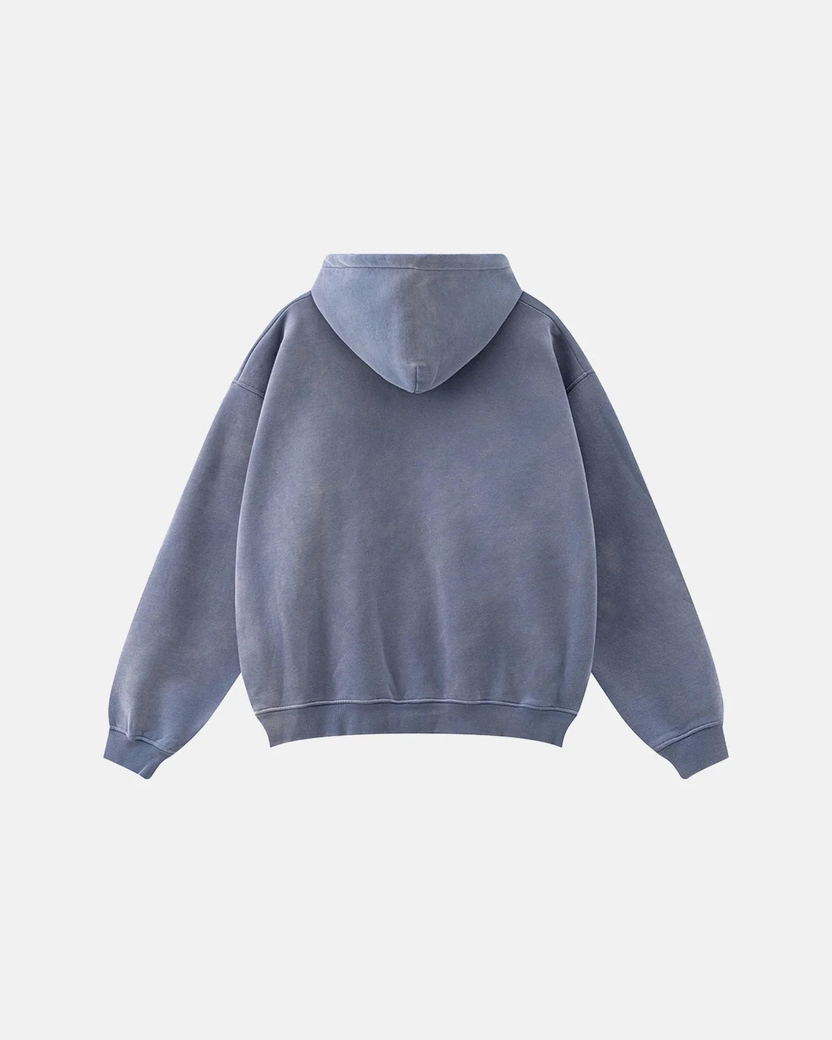 Omygoods Graffiti Print Washed Fleece Hoodie