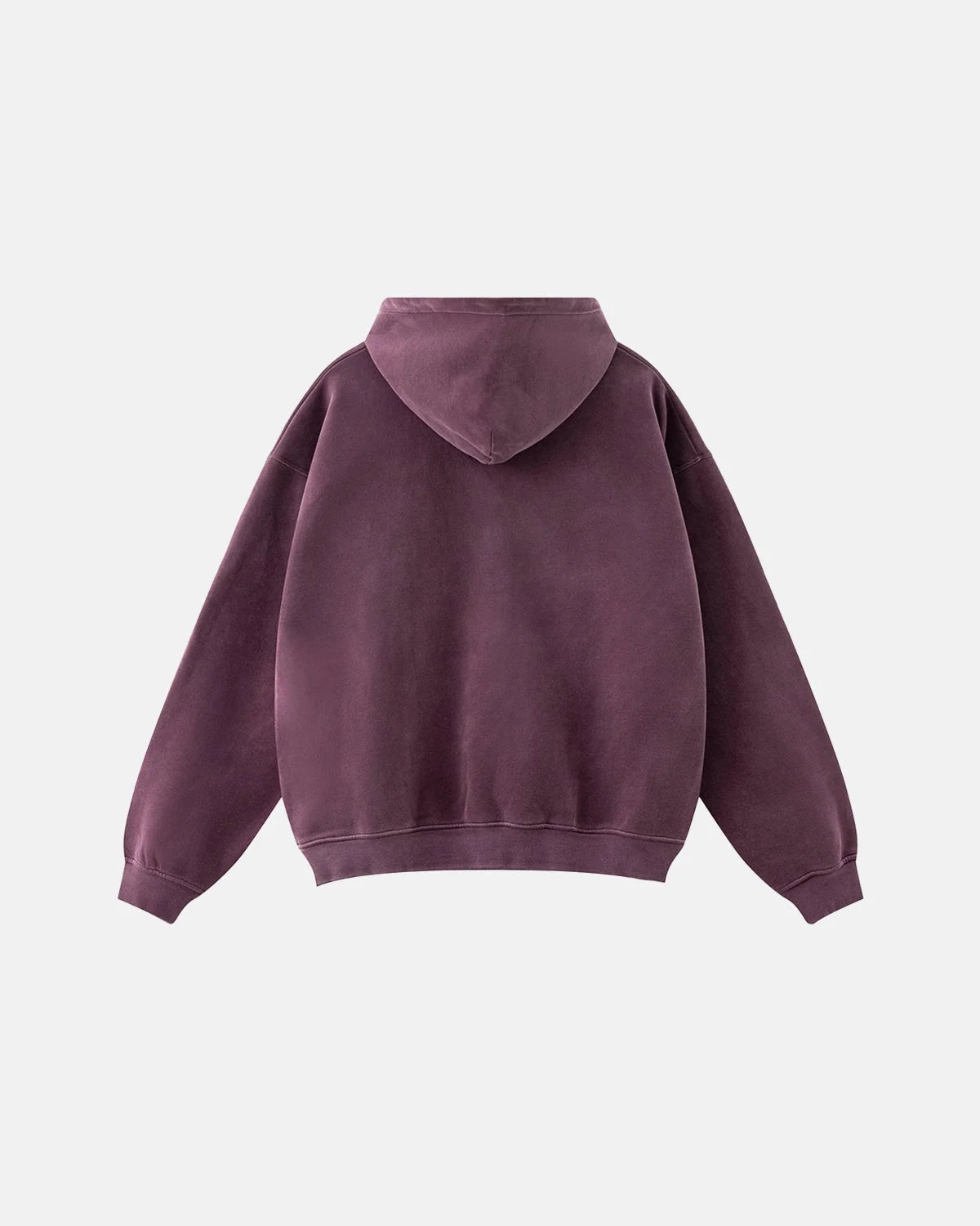 Omygoods Graffiti Print Washed Fleece Hoodie