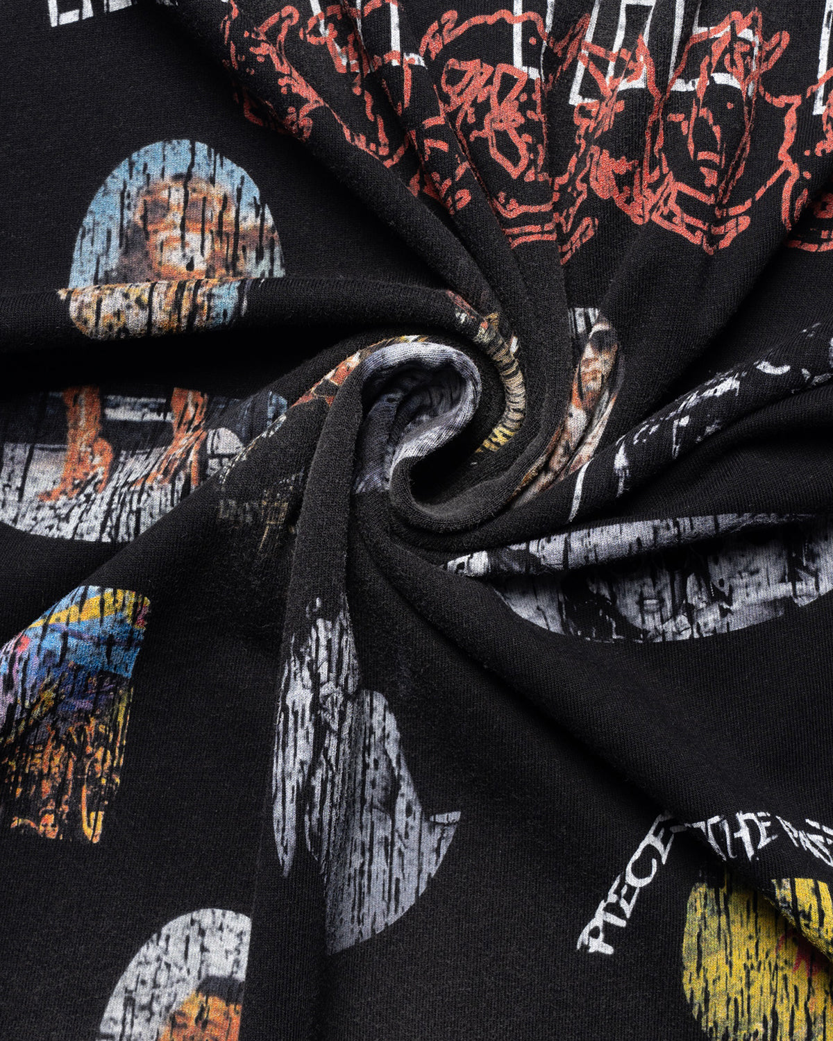 Omygoods Graphic Print Washed Oversized T-Shirt
