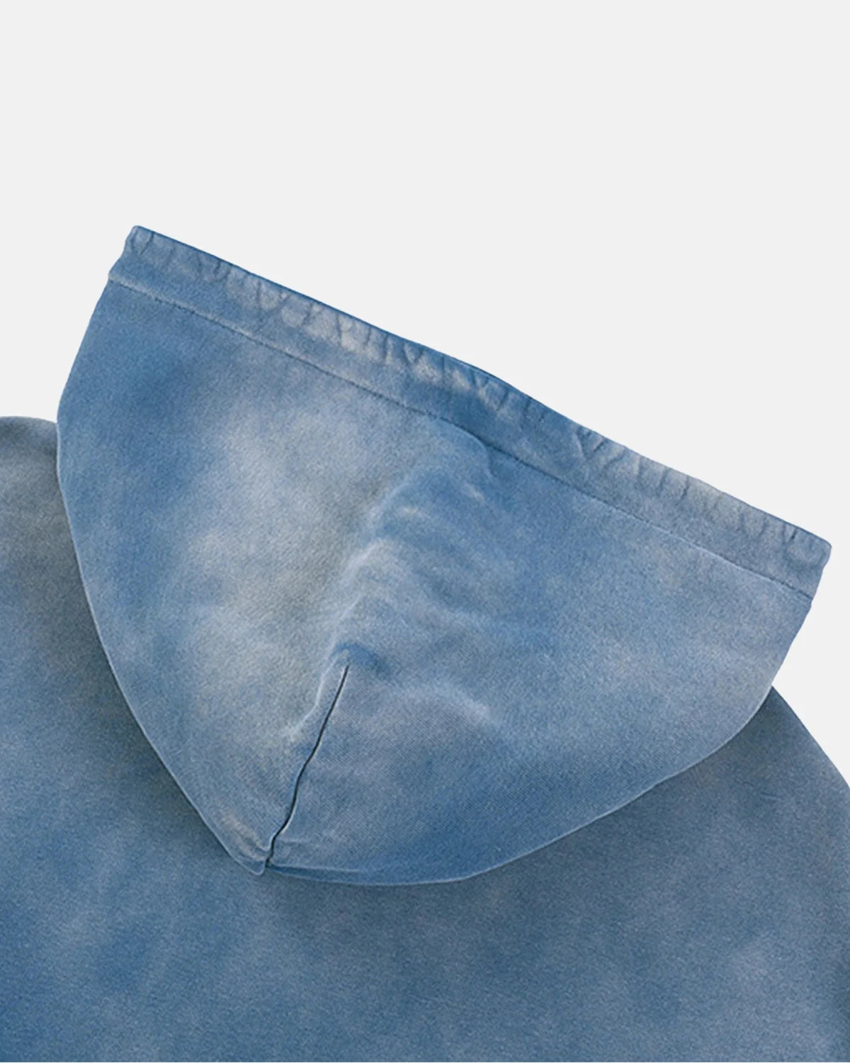 Omygoods Blue Acid Wash Oversized Hoodie