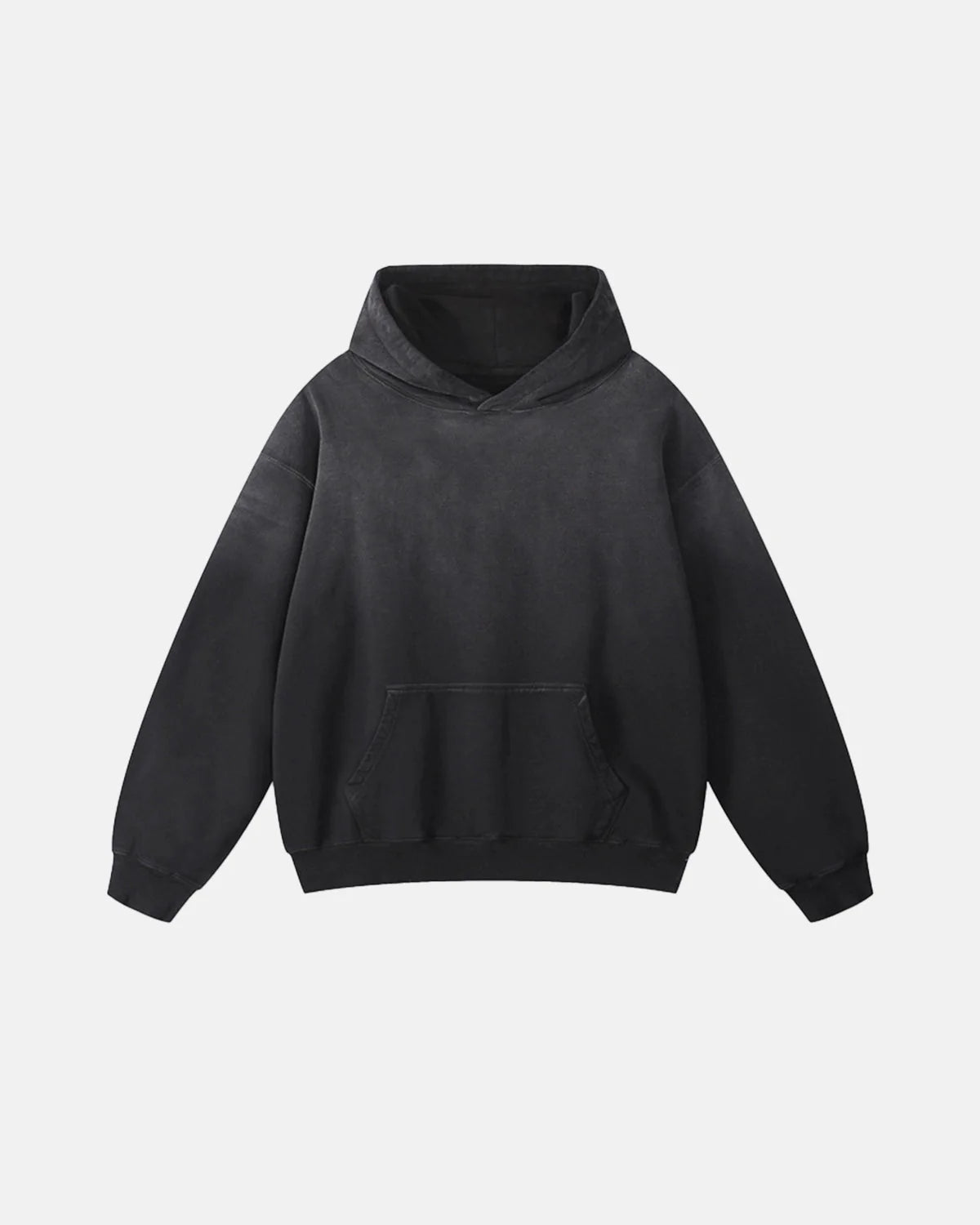 Omygoods Blue Acid Wash Oversized Hoodie