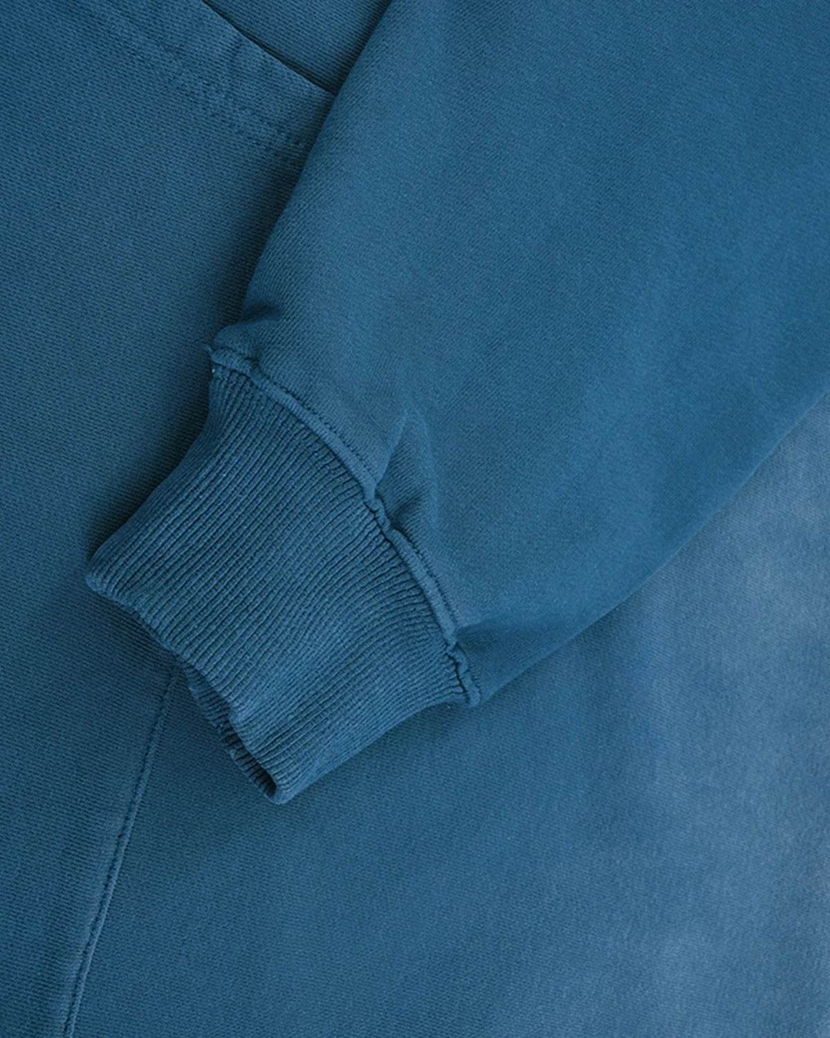 Omygoods Blue Acid Wash Oversized Hoodie