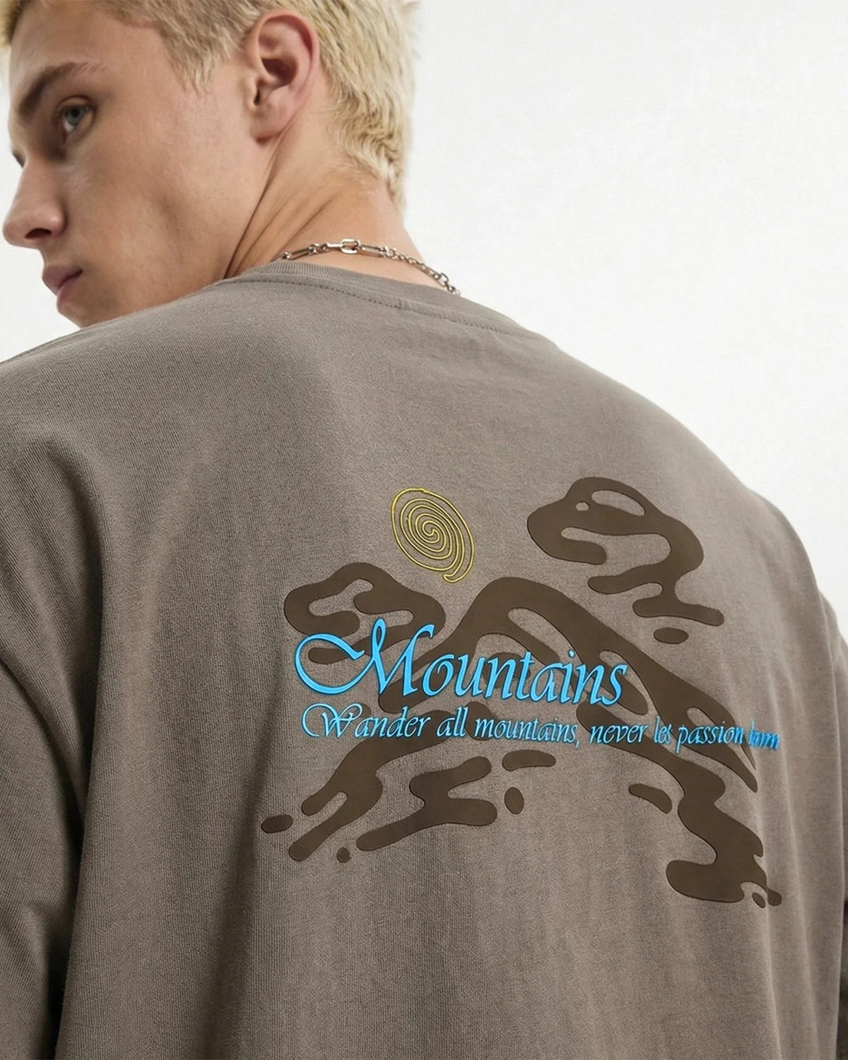 Omygoods Heavyweight Oversized Graphic T-Shirt