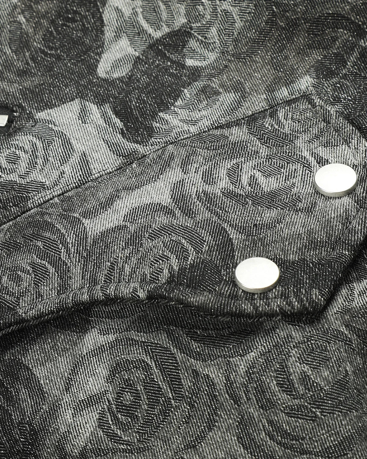 Omygoods Jacquard Faux Fur Hooded Bomber Jacket