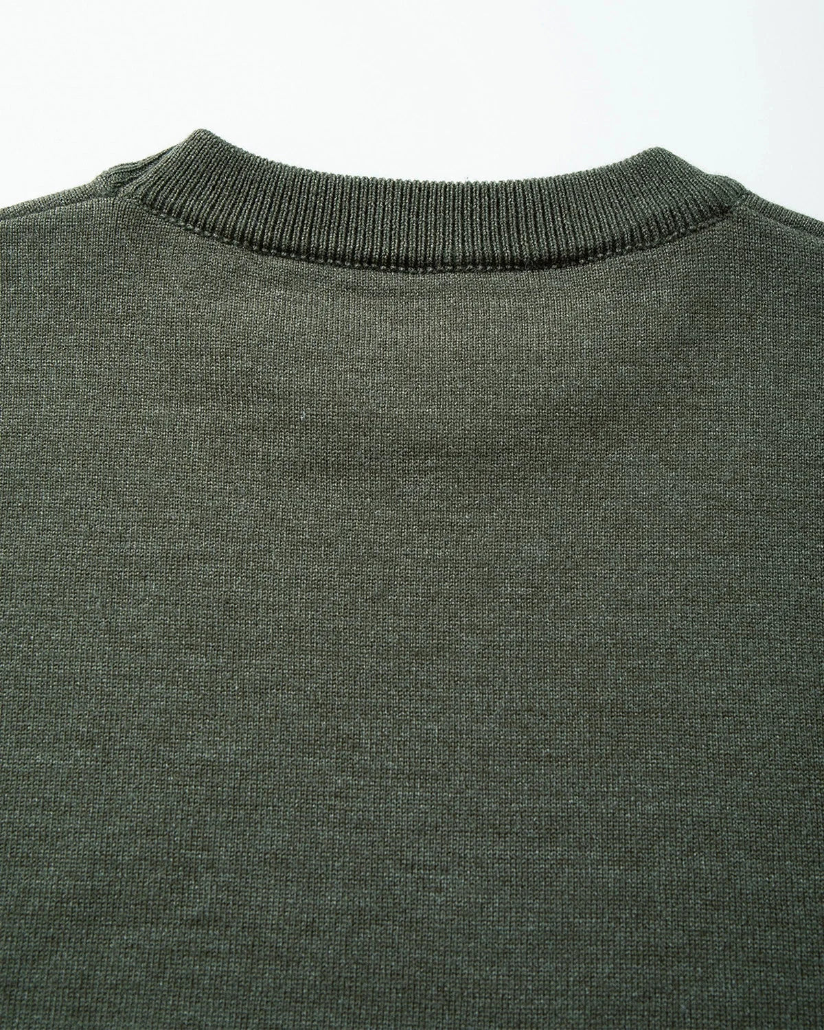 Omygoods Knit Crew Neck Short Sleeve Tee