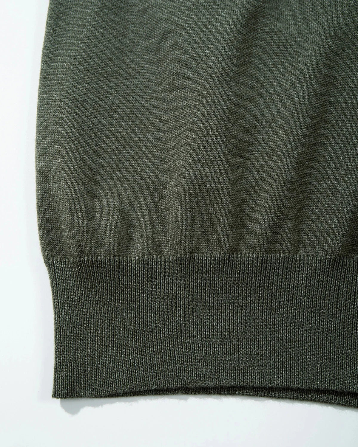 Omygoods Knit Crew Neck Short Sleeve Tee