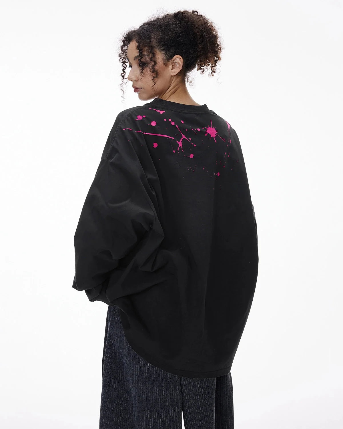 Omygoods Laser Burning Streetwear Tee