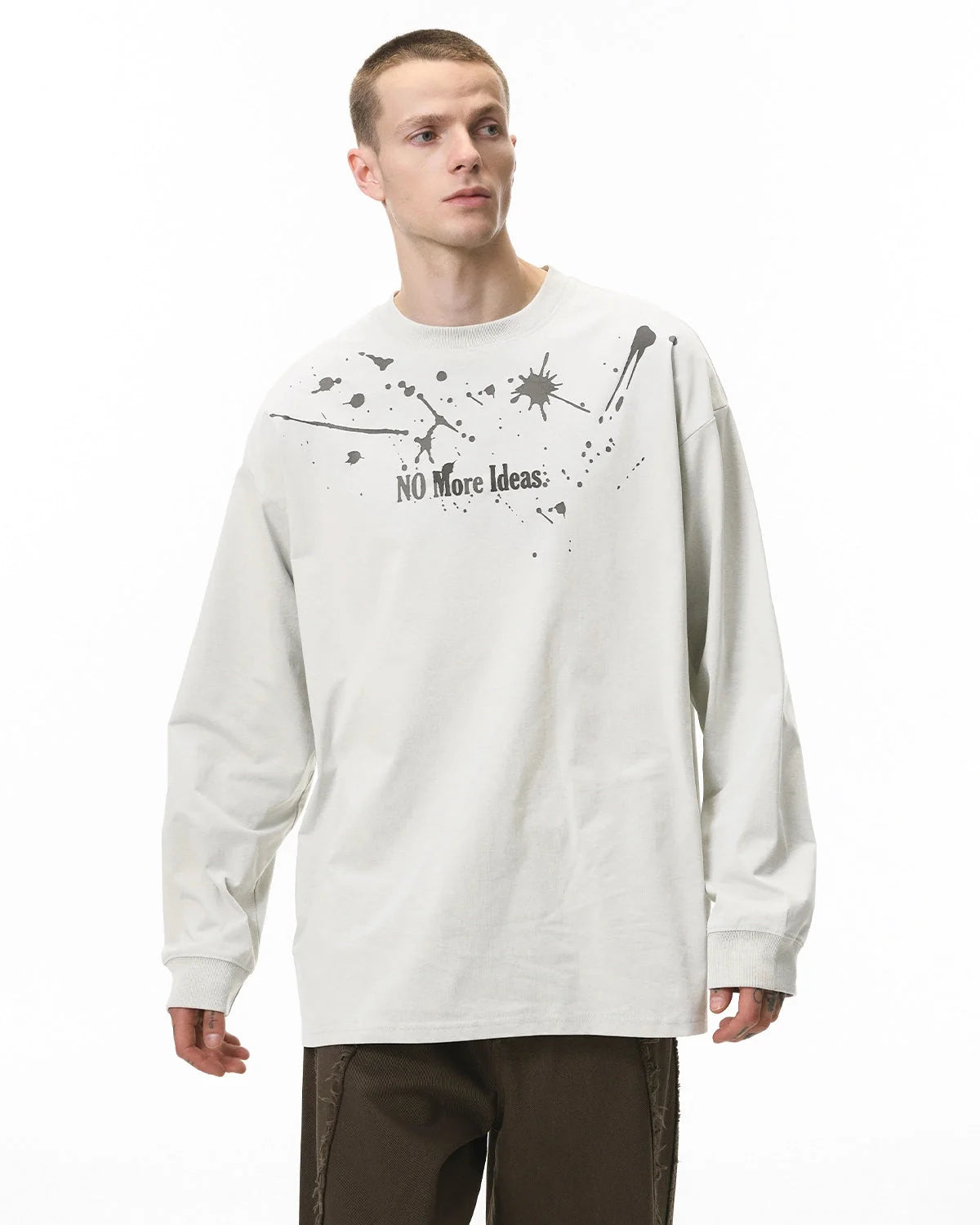 Omygoods Laser Burning Streetwear Tee
