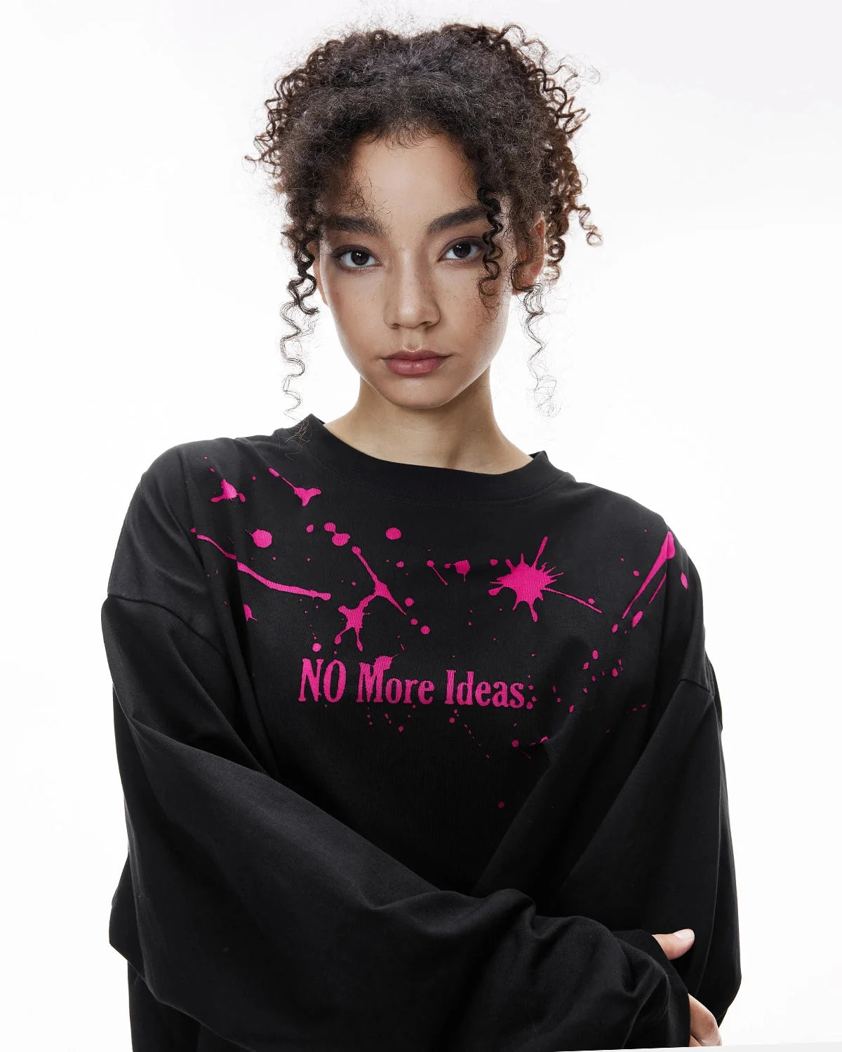 Omygoods Laser Burning Streetwear Tee