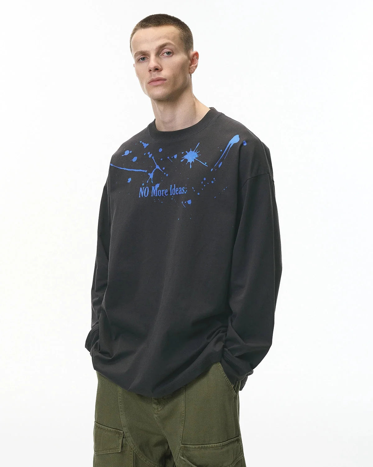 Omygoods Laser Burning Streetwear Tee
