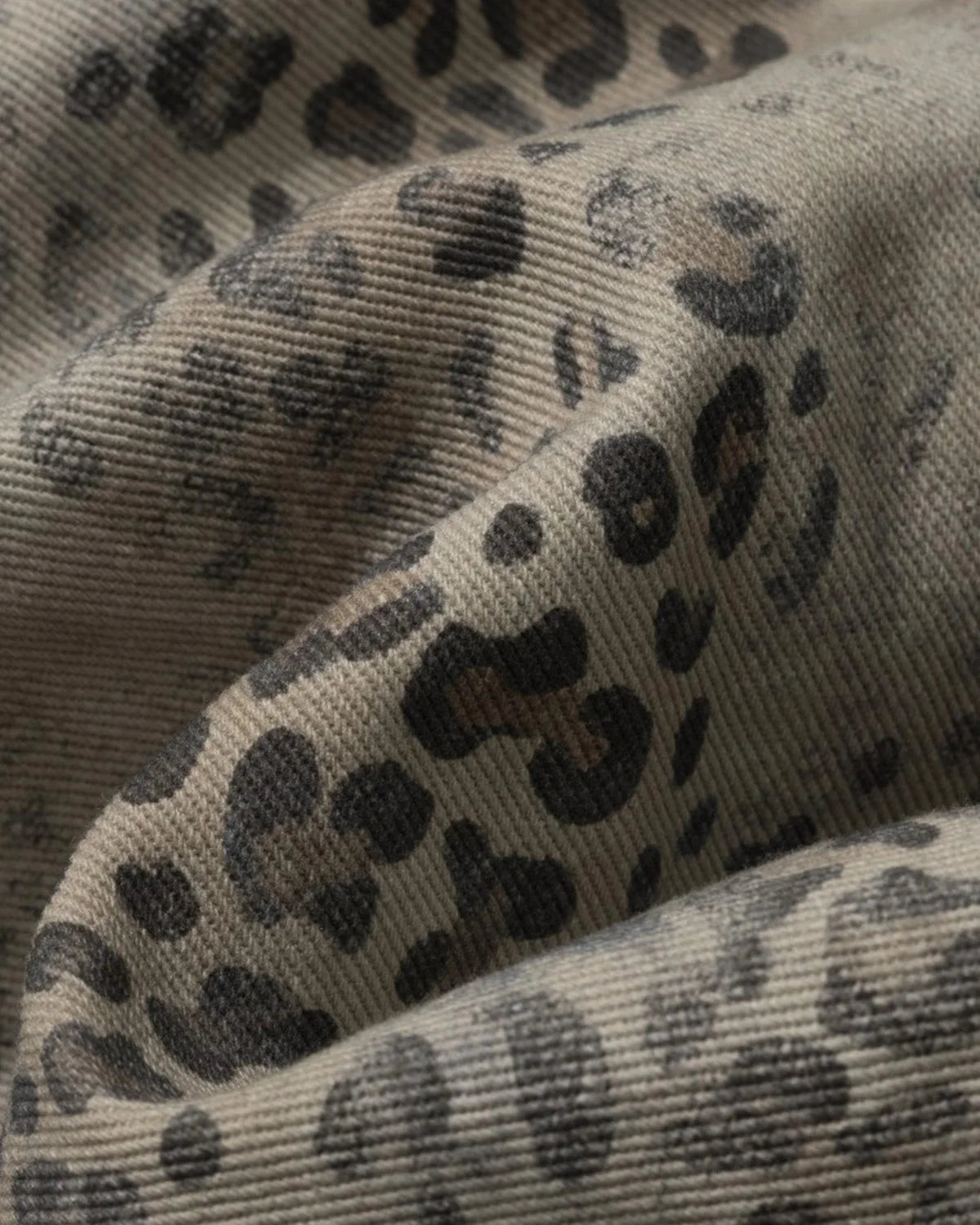 Omygoods Leopard Faux Fur Collar Jacket