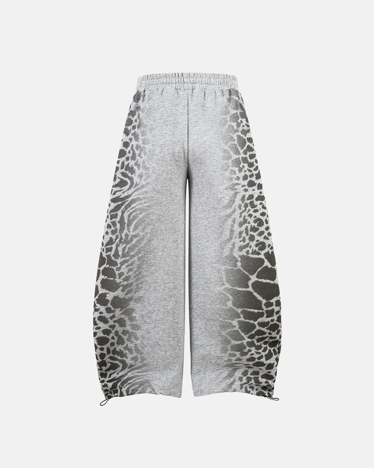 Omygoods Leopard Graphic Barrel Sweatpants