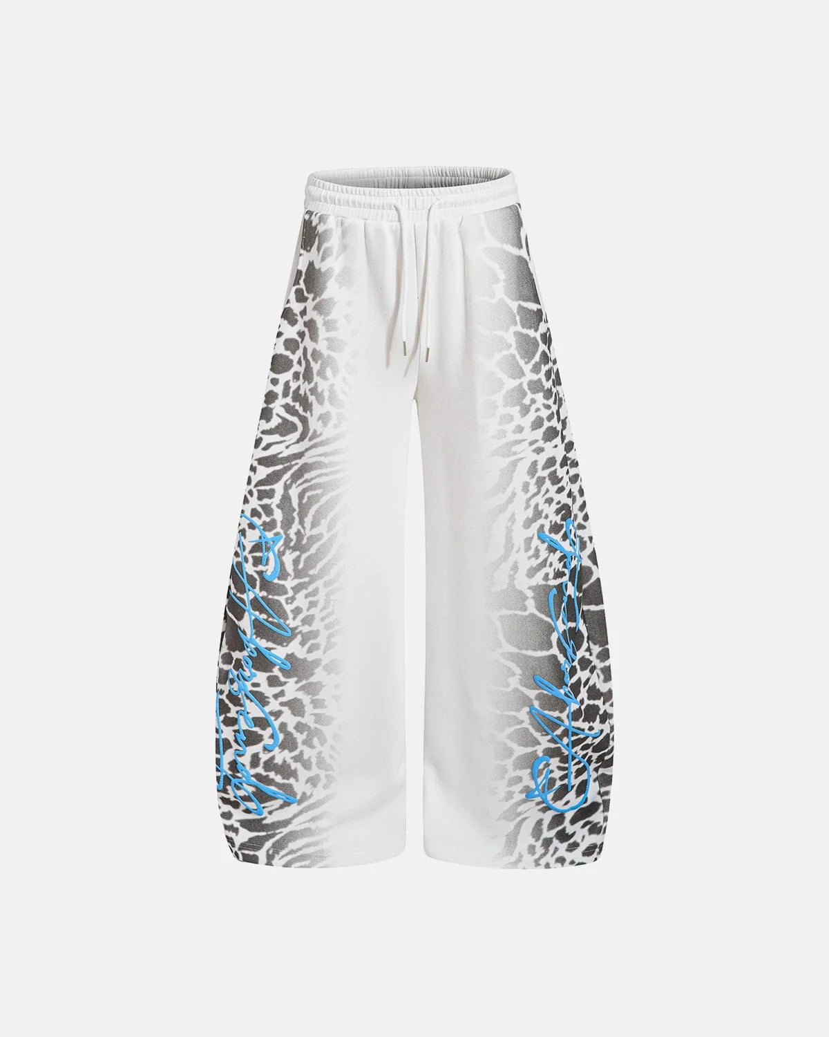 Omygoods Leopard Graphic Barrel Sweatpants
