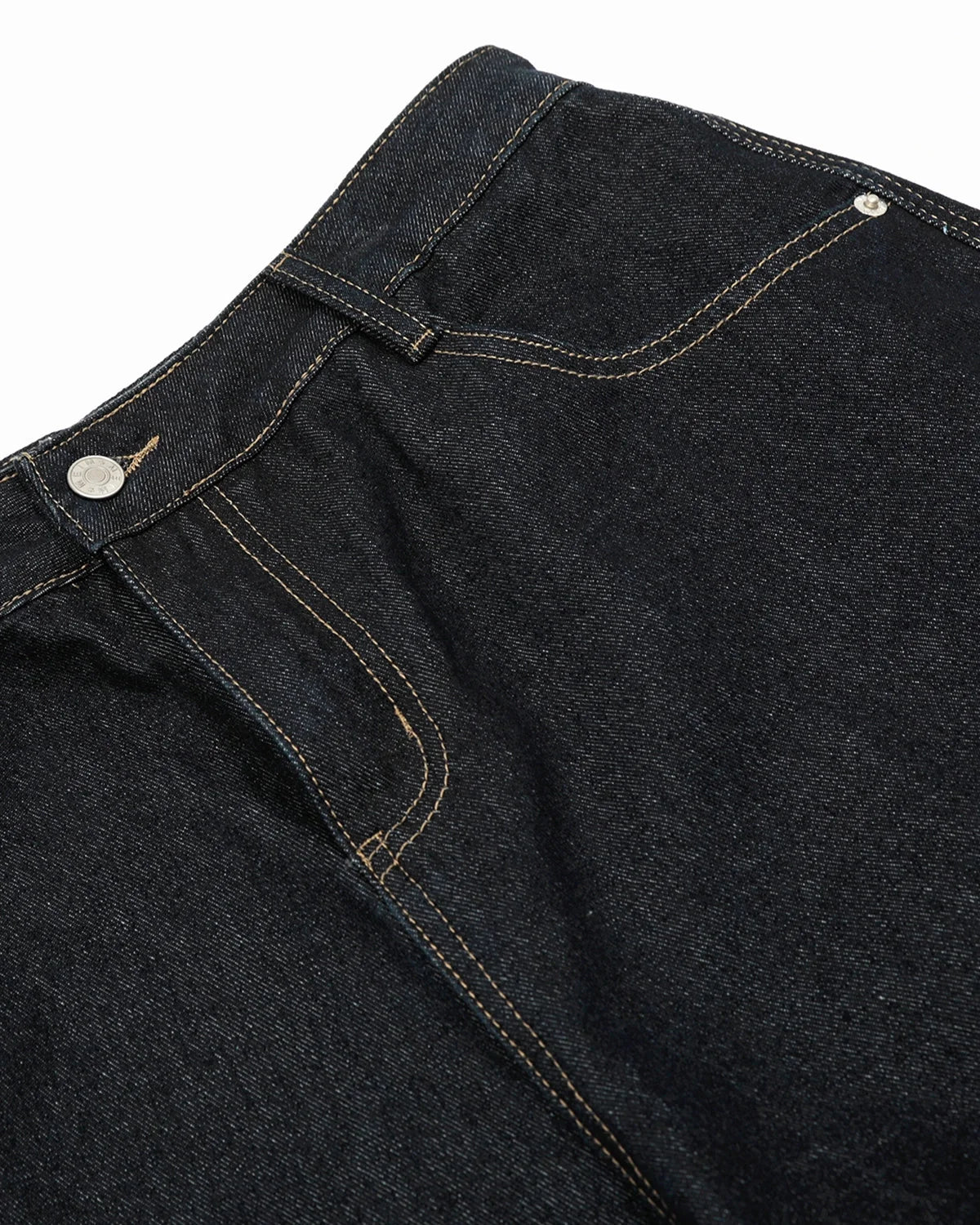 Omygoods Leopard Patchwork Barrel Jeans
