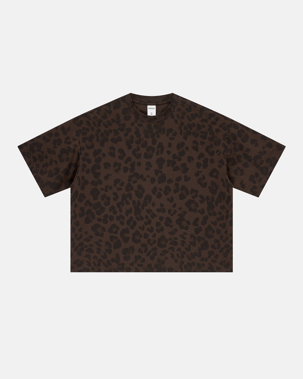 Omygoods Leopard Print Boxy T-Shirt